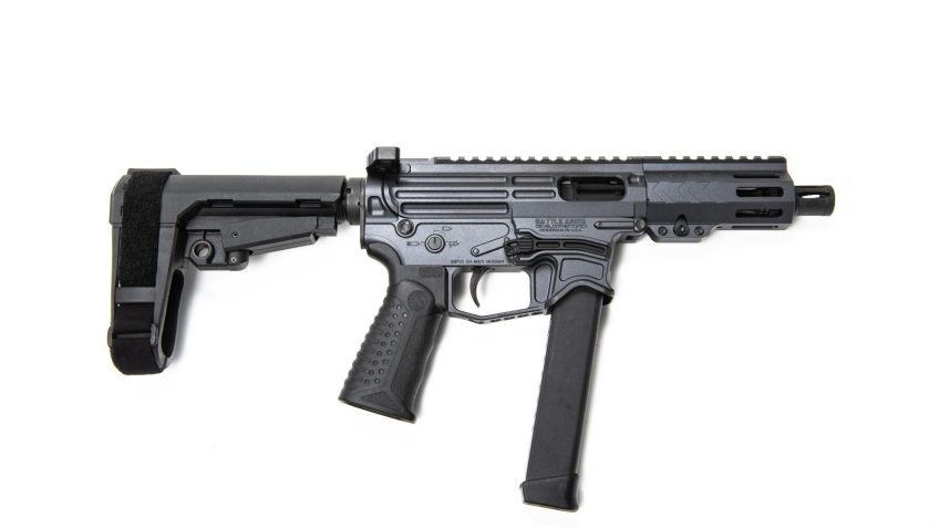 Battle Arms Development Billet XIPHOS 9P AR Pistol – Combat Grey XIPHOS-005