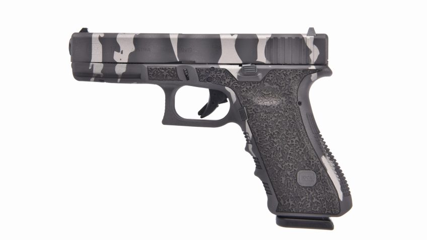 Glock 17 9mm Luger 4.48in Gray Tiger Stripe Cerakote Pistol – 17+1 Rounds