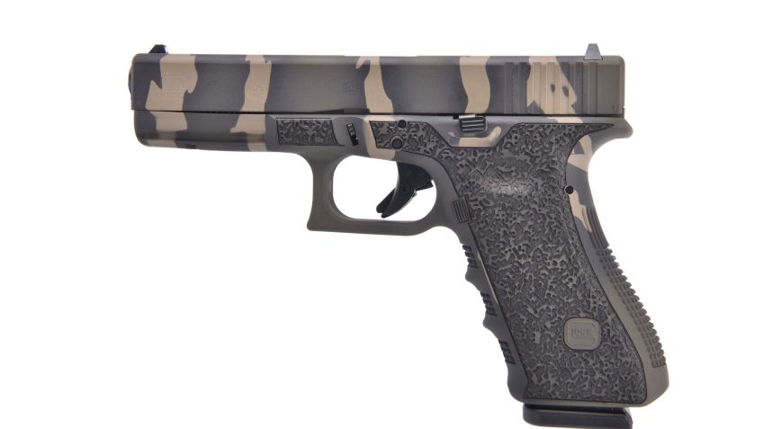 Glock 17 9mm Luger 4.48in OD Green Tiger Stripe Cerakote Pistol – 17+1 Rounds