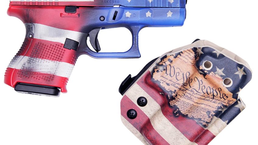 Glock G26 Gen5 9mm 3.5" 10rd Pistol, Constitutional Carry Flag – UA265S204-CC