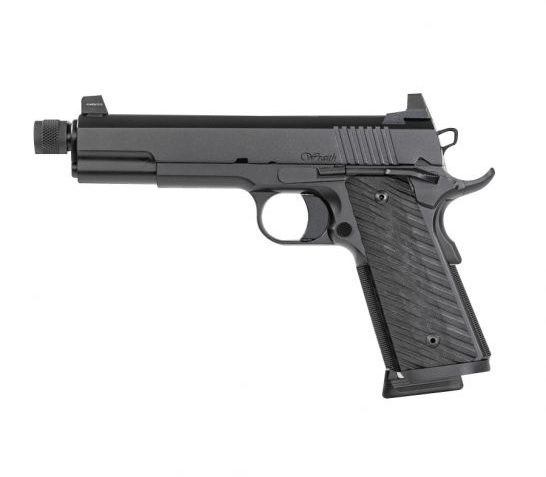 Dan Wesson Wraith 1911 Pistol – Black  9Mm  5.75" Threaded Barrel  10Rd  High Fixed Night Sights  G10 Grips 01812