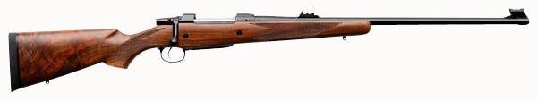 CZ 04312 CZ 550 American Safari Magnum 416 Rigby 3+1 25" Fancy Turkish Walnut Fixed American Style Stock Blued Right Hand