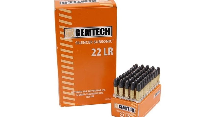 Gemtech Ammo 22Lr 42Gr Subsonic 500Rd 8889722