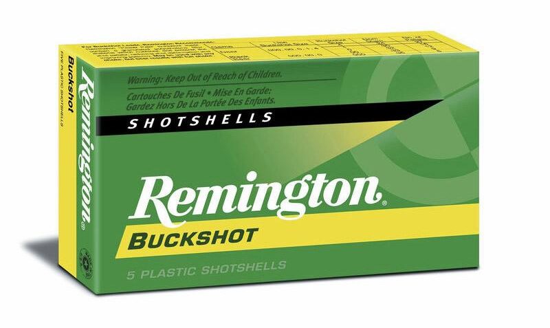 Remington Express Buckshot Shotgun Ammo 12 GA 2 3/4" 3 3/4 DR 12 Plts #0 1275 Fps  250/Ct Case (50-5Ct Boxes) 20622CASE