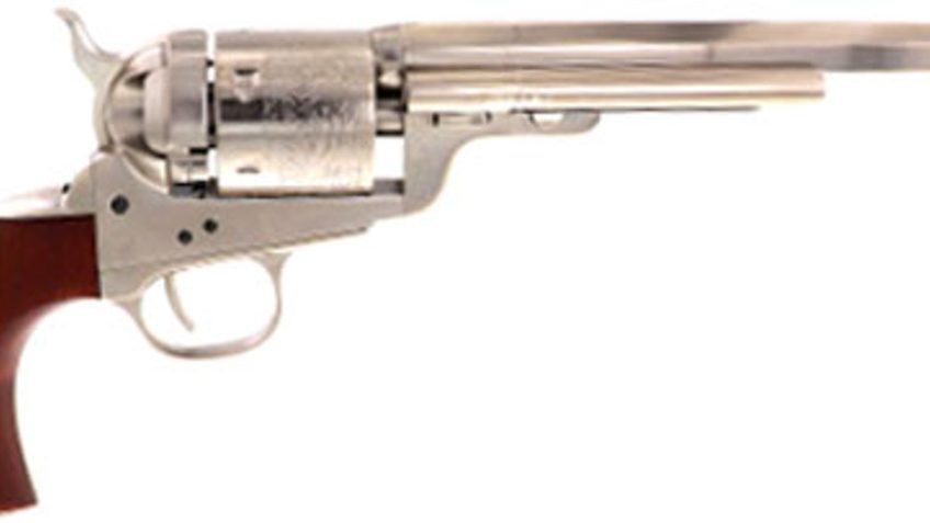 Cimarron Firearms 1851 Richards-Mason .38Spl 7.5" FS Nickel Walnut CA925N00