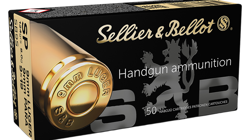 Sellier & Bellot 9mm Luger 124 Grain Soft Point Handgun Ammo