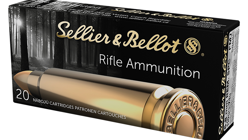 Sellier & Bellot 6.8mm SPC 110 Grain FMJ Centerfire Rifle Ammo