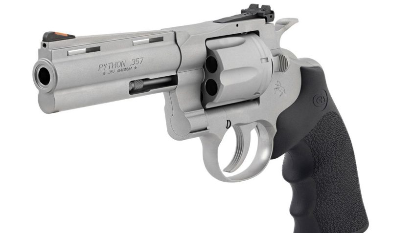 Colt Python 357 Magnum 4.25in Stainless Steel Revolver – 6 Rounds