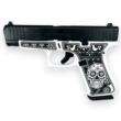 Glock 48 Gen5 Custom “Sugar Skull” White 9mm 4.17″ Barrel 10-Rounds