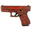 Glock 19 Gen 5 Custom “Texas Orange” 9mm 4.02″ Barrel 15-Rounds