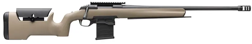 Browning 035587282 X-Bolt Target Max Competition Lite 6.5 Creedmoor 10+1 22" Matte Blued 4.49" Fluted Barrel, Matte Blued Steel Receiver, Flat Dark Earth Fixed Max Adj Comb Stock, Right Hand