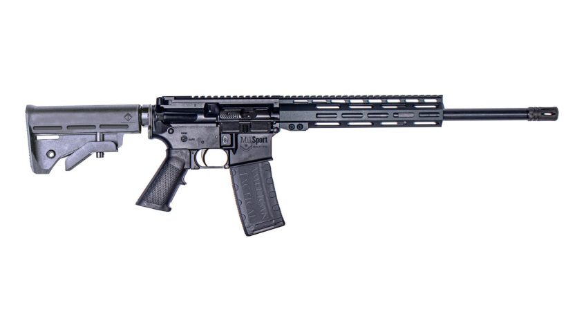 American Tactical Milsport Forged Aluminum AR Rifle – Black  5.56 Nato  16' Barrel  10" M-Lok Rail  30Rd ATIG15MS556MLP3MM4
