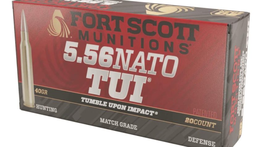 Fort Scott Tumble Upon Impact Ammo, 5.56x45mm NATO, SCS, 40 Grain, 20 Rounds