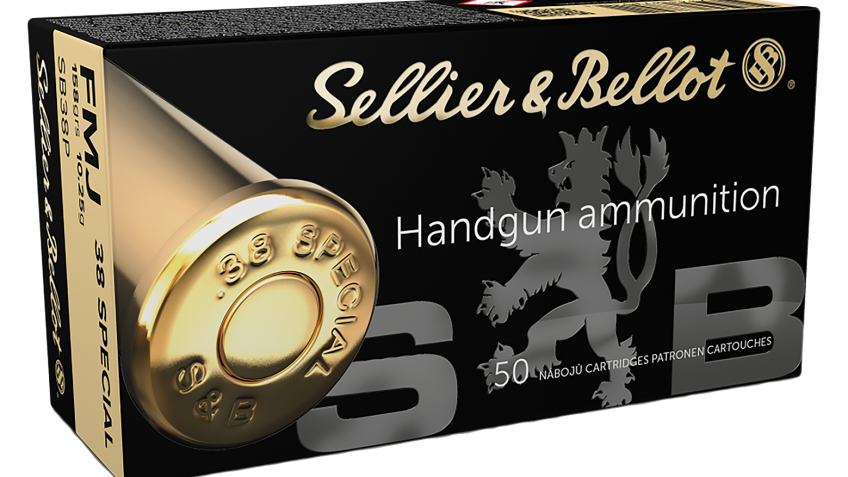 Sellier & Bellot .38 Special 158 Grain 889 FPS FMJ Handgun Ammo