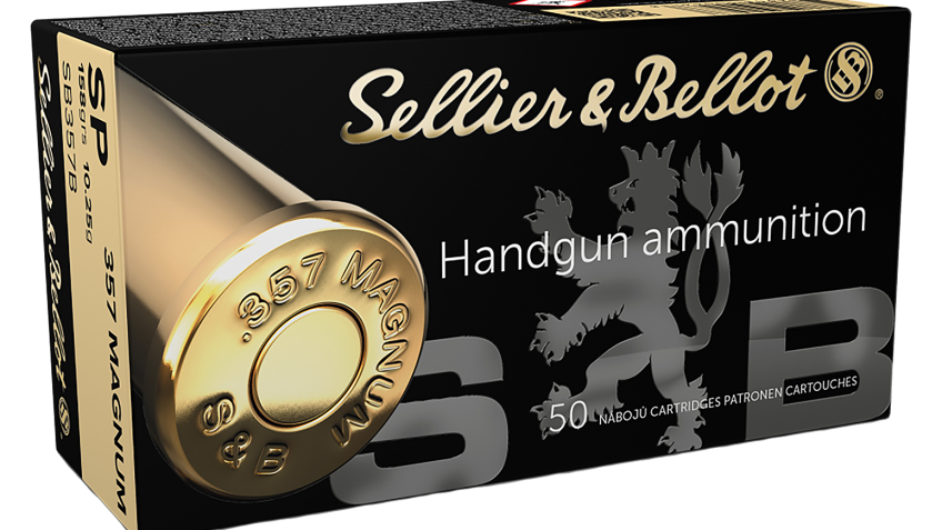 Sellier & Bellot .357 Magnum 158 Grain 1235 FPS Soft Point Handgun Ammo