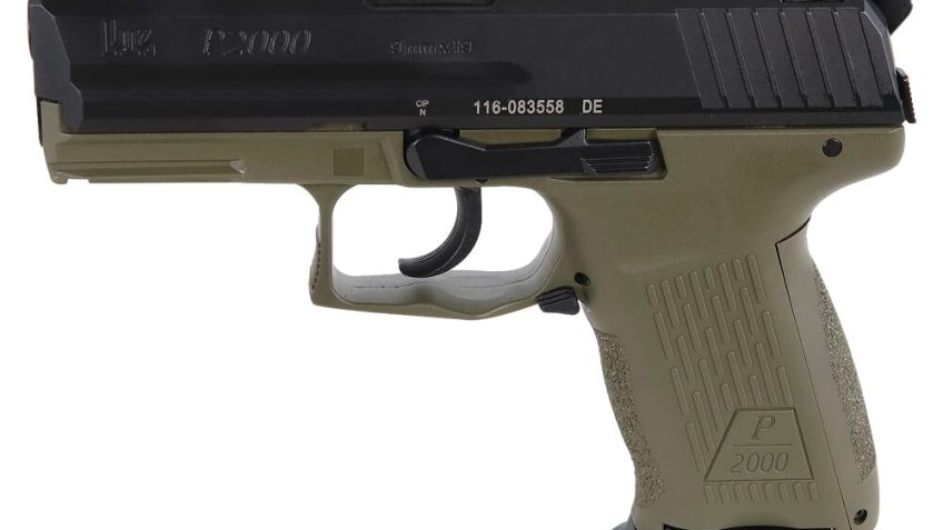 HK P2000 9mm Luger 3.66in Black Cerakote Pistol – 10+1 Rounds