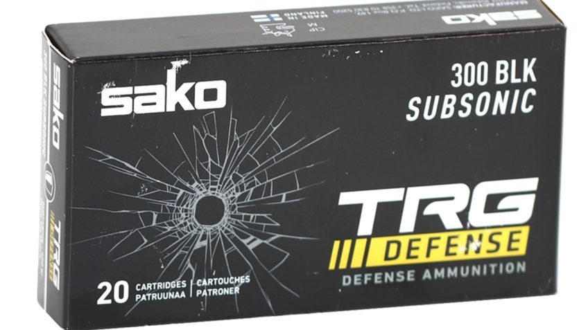 Sako TRG Defense Brass .300 AAC Blackout 220 Grain 20-Rounds Sierra MatchKing