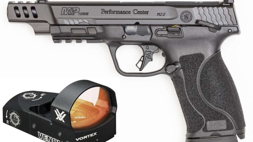 S&W M&P PC 10mm M2.0 5.6" 15rd Pistol, Black w/ Vortex Venom – 13973