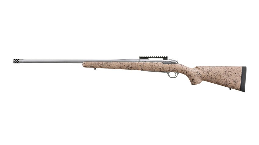 Ruger Hawkeye FTW Hunter 6.5 Creedmoor, 24" Threaded Barrel, 4rd, Tan/Black Speckled