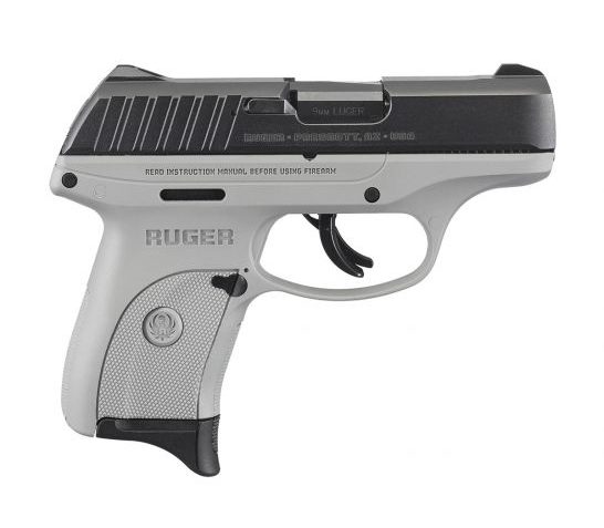 Ruger 13201 EC9s 9mm Luger 3.12" 7+1 Gray Black Oxide Steel Slide Gray Polymer Grip