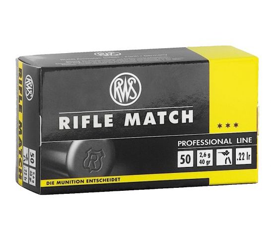 Rws Rifle Match, Rws 2134225   22lr Rifle Match 40gr     50