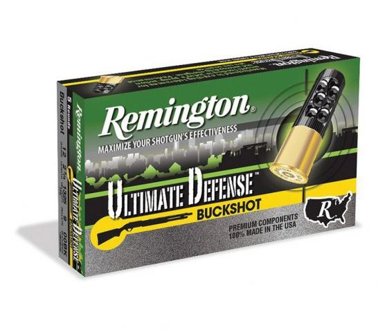 Remington Ultimate Defense Shotshell, 410 gauge, 2.75", 17 Pellets, #000 Buckshot, 15/box
