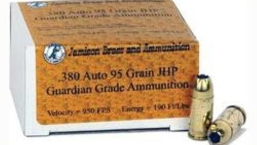 Jamison Ammo .380acp – 95gr. Jhp 20-pack