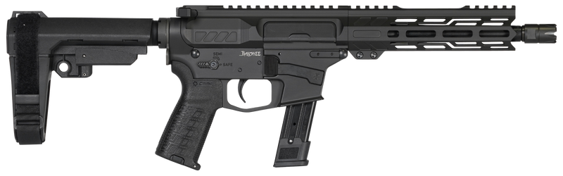 Cmmg Pistol Banshee Mk17 9mm 8" 21rd Ripbrace Armor Black