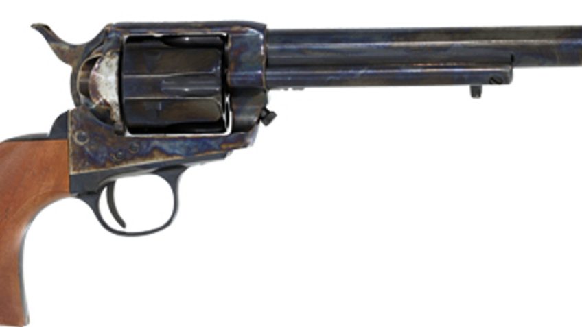 Cimarron U.s. Cavalry 45 Long Colt 7.5" 6rd Blued Wood Henry Nettleton