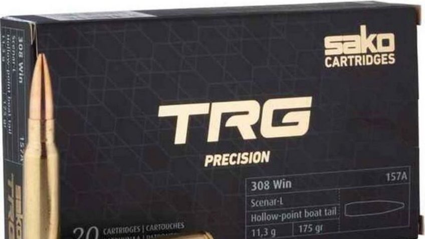 Sako TRG Precision 308 Winchester Ammo 175 Grain Hollow Point Boat Tail 20/10