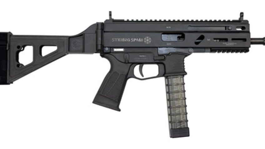 Grand Power Stribog SP9A1 9mm Sub Pistol Black w/ Folding SBT Brace