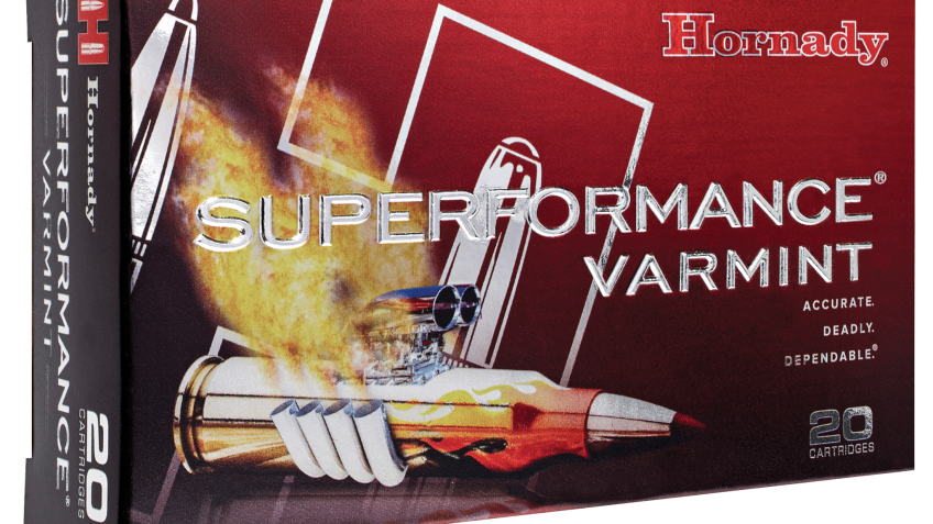 Hornady 83366 Superformance Varmint 22-250 Rem 50 gr V-Max Rifle Ammunition 20rd Box