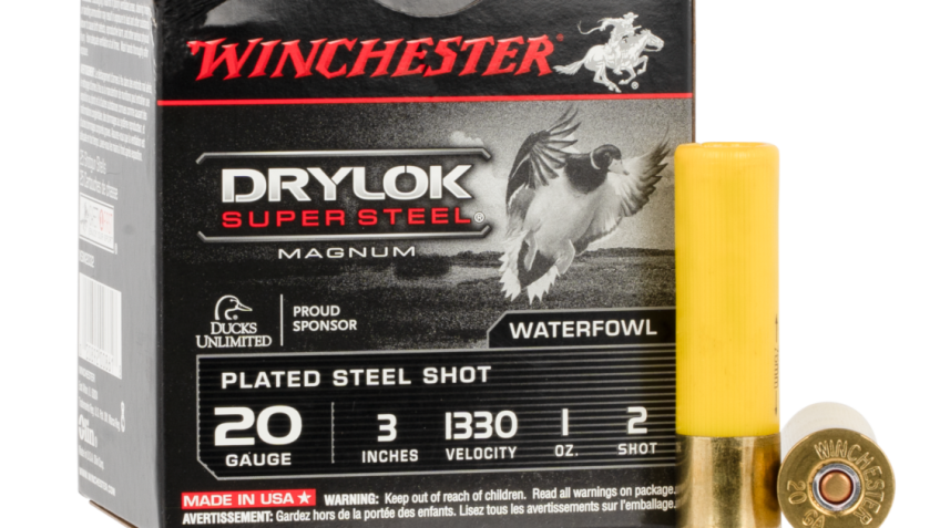 Winchester Ammo XSM2032 Drylock Super Steel Magnum 20 Gauge 3″ 1 oz 2 Shot 25 Bx – Dirty Bird Industries