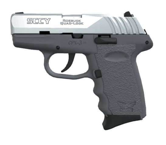SCCY Firearms CPX-3 Handgun 380 ACP – 3.1″ – Stainless/Grey