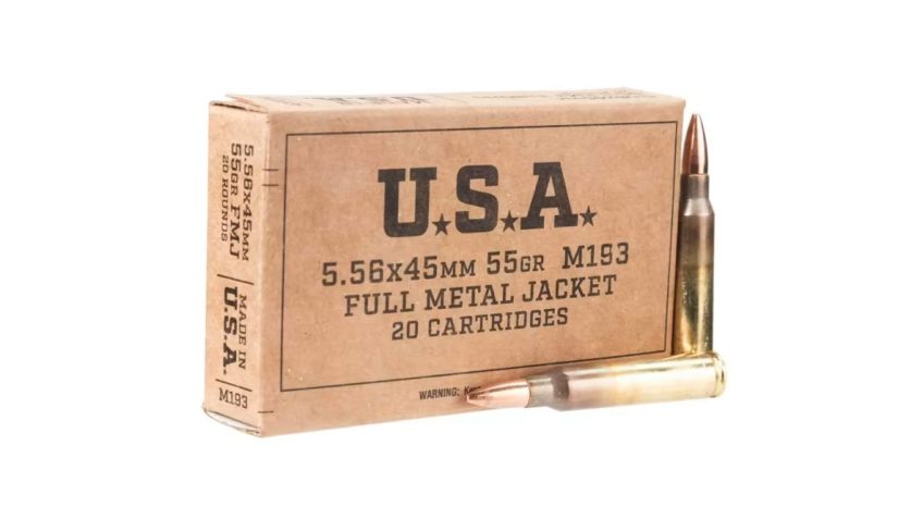 Winchester 5.56 NATO 55 Grain FMJ M193 Ammo – 1000 Rd Case – Dirty Bird Industries