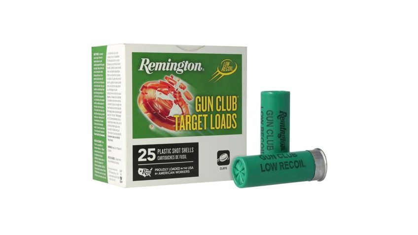 Remington Gun Club Target Load 2-3/4” 1-1/8 oz. #8 Shot 12ga Shotgun Ammo – 25 Shells – Dirty Bird Industries
