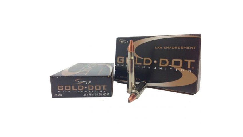 CCI/Speer .223 Ammo 64gr Gold Dot Duty Ammunition – 20rds – Dirty Bird Industries