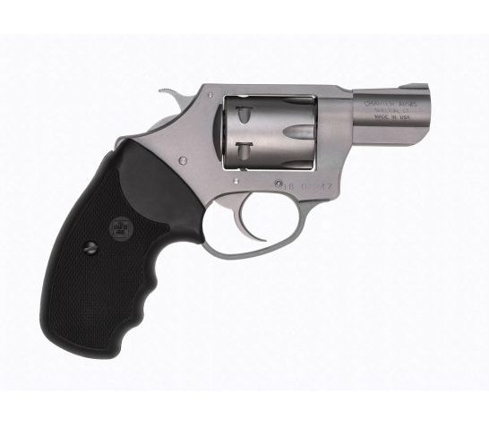 Charter Arms 72324 Pathfinder Revolver Single/Double 22 Winchester Magnum Rimfire (WMR) 2″ 6 Rd Black Rubber Grip Stainless