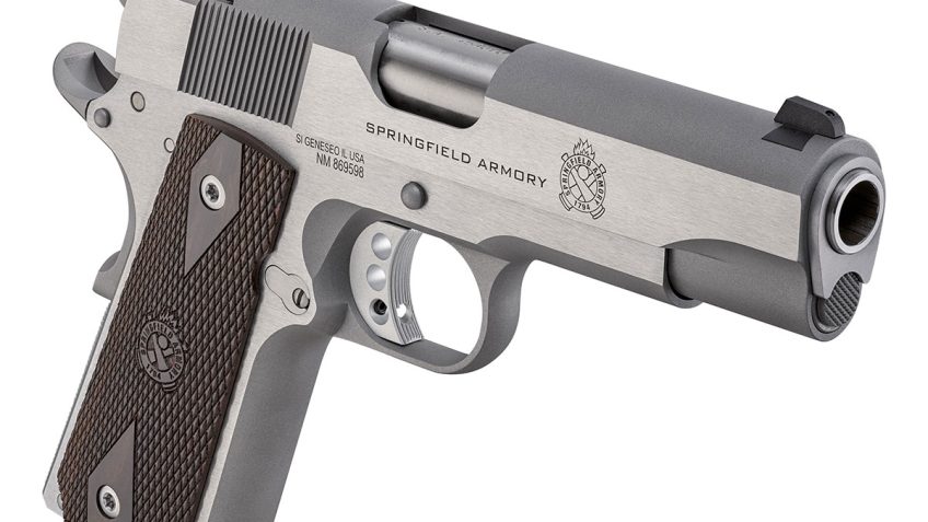 Springfield Armory 1911 Garrison Commander Stainless .45 ACP 4.25″ Barrel 7-Rounds
