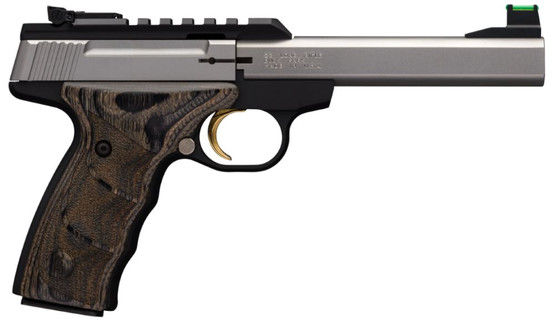 Browning Buck Mark Plus UDX Handgun 22 LR – 5.5″ – Stainless Barrel – Black Frame