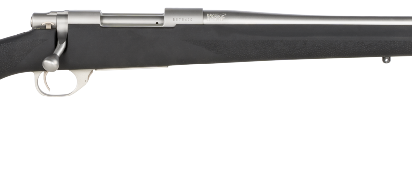 Howa Hgr72512 M1500 Hogue 6.5 Creedmoor Caliber With 5+1 Capacity, 22" Threaded Barrel, Stainless Steel Metal Finish & Black Fixed Hogue Pillar-Bedded Overmolded Stock Right Hand (Full Size)