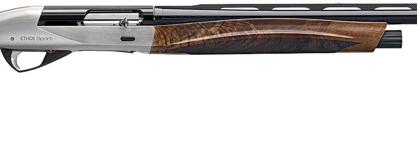 Benelli ETHOS Sport 12 Gauge 28″/3″ AA Grade Satin Walnut Blued Finish Semi-Auto Shotgun