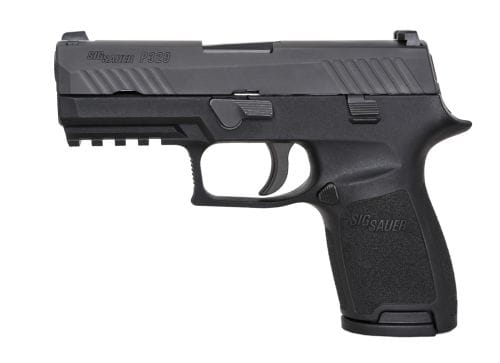 Sig Sauer W320C-9-BSS P320 Compact 9mm Handgun with Night Sights and 3 Mags
