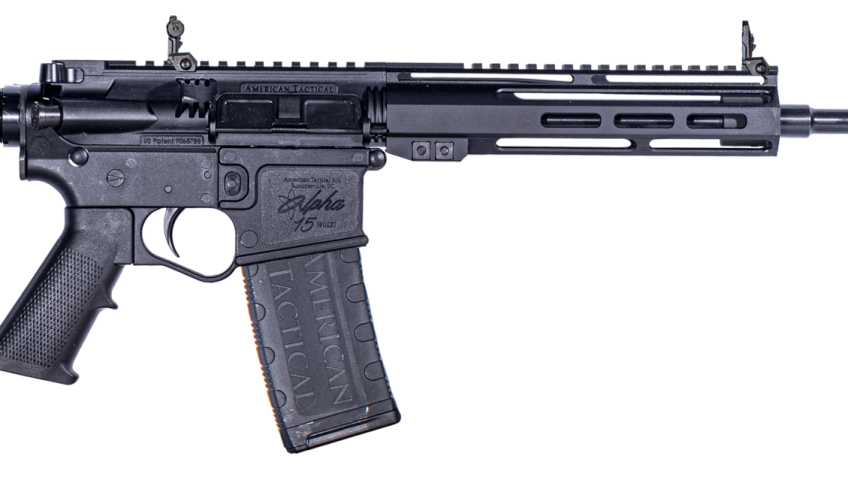 American Tactical Inc Omni Hybrid Maxx Rifle .223/5.56 – 16″ – Black – A2 Stock/Pistol Grip