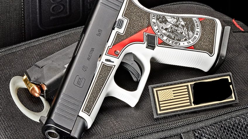 Glock 48 Custom “Florida White” 9mm 4.17″ Barrel 10-Rounds