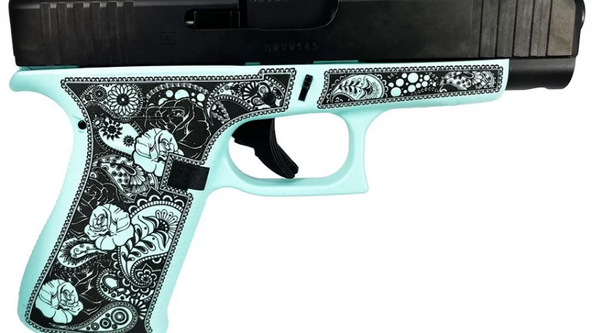 Glock 48 Gen 5 Custom “Tiffany Paisley” 9mm 4.17″ Barrel 10-Rounds