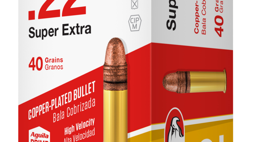 Aguila .22 LR High Velocity Copper Plated Soft Point 40 GR 2000rd CASE