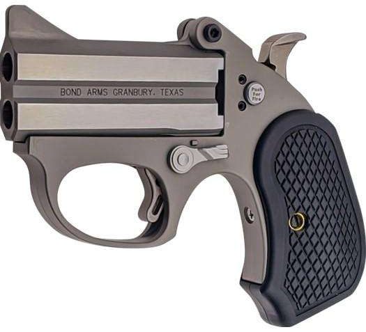 Bond Arms Honey B Handgun .22 Mag 2Rd Capacity 3" Barrel Stainless Steel With Black Grips BAHB-22MAG