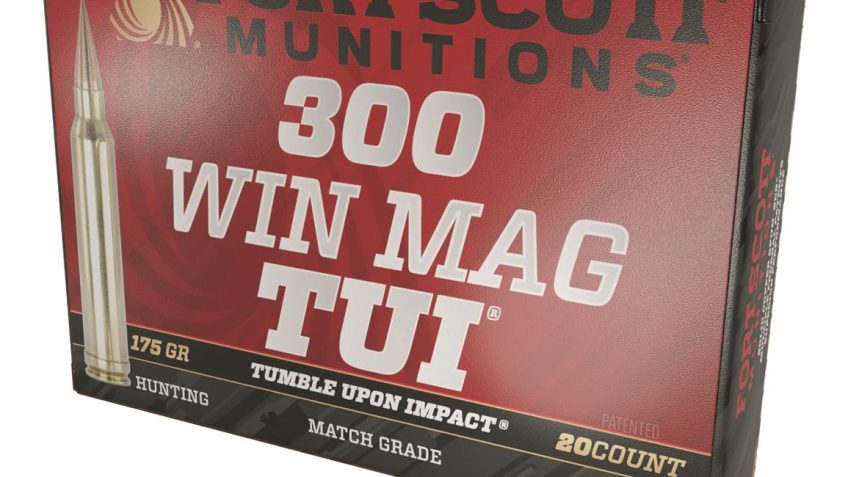 Fort Scott Munitions 301 Win Mag 175gr CNC Machined Copper Brass Rifle Ammo, 20 Rounds, 300WM-175-SCP2