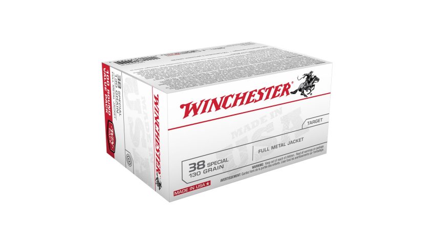 Winchester Ammo USA38SPVP USA 38 Special 130 gr Full Metal Jacket (FMJ) 100 Bx – Dirty Bird Industries
